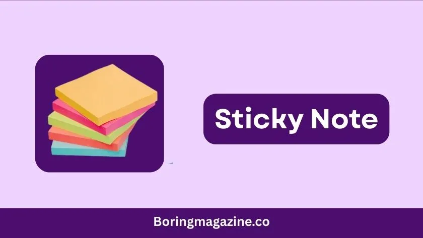 sticky note